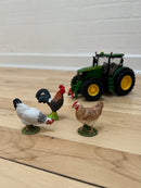 Dyr - Hønsefamilie fra Papo - 3 stk.