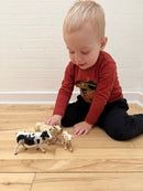 Dyr - Kofamilie fra Papo - 4 stk.