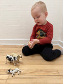 Dyr - Kofamilie fra Papo - 4 stk.