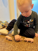 Dyr - Grisefamilie fra Papo - 4 stk.