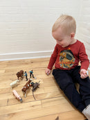 Dyr - Bondefamilie fra Papo - 8 stk.