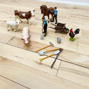 Dyr - Bondefamilie fra Papo - 8 stk.