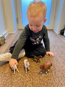 Dyr - Hestefamilie fra Papo - 4 stk.