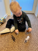 Dyr - Hestefamilie fra Papo - 4 stk.