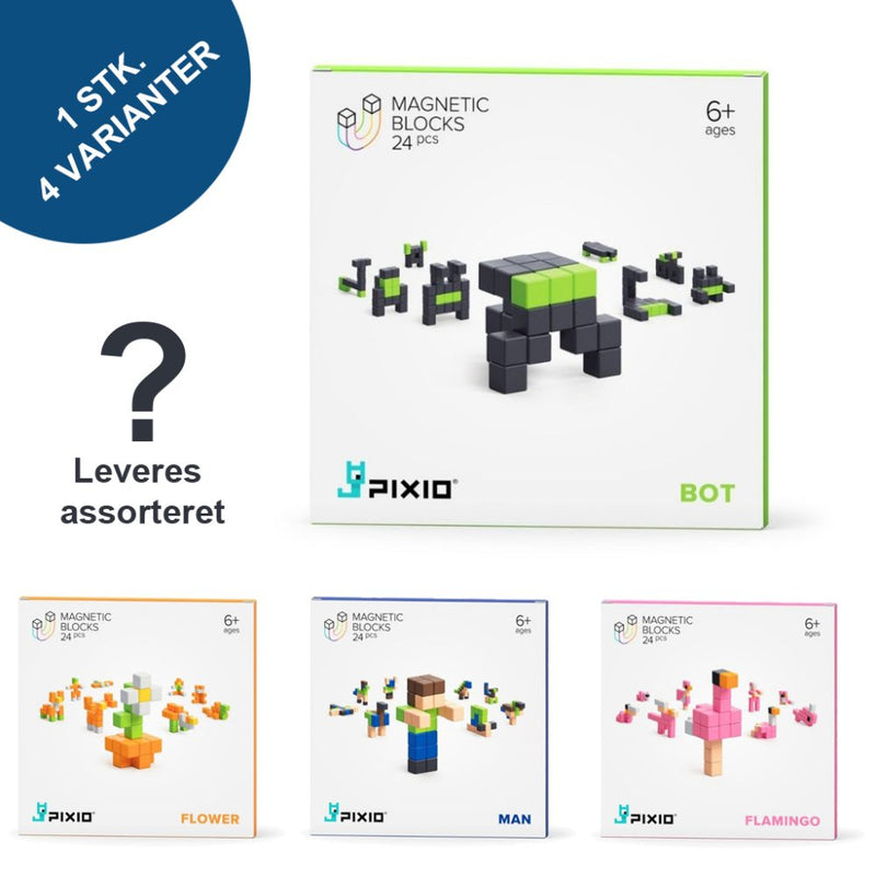 Pixio Startsæt - 1 stk med 24 magneter - Leveres assorteret! - Billede 1