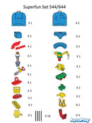 Aquaplay - MegaLockBox Vandkanal - 38 dele - Fra 3 år. - Billede 1