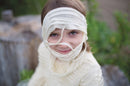 Udklædning - Mumiekostume m. nederdel - Str. 5-6 år. - Billede 1