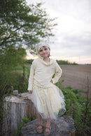 Udklædning - Mumiekostume m. nederdel - Str. 5-6 år. - Billede 1