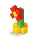Magicube GREEN - 24 dele - Fra 1 år. - Billede 1