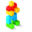 Magicube GREEN - 64 dele - Fra 1 år. - Billede 1