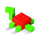 Magicube GREEN - 64 dele - Fra 1 år. - Billede 1
