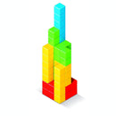Magicube GREEN - 64 dele - Fra 1 år. - Billede 1