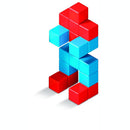 Magicube GREEN - 64 dele - Fra 1 år. - Billede 1