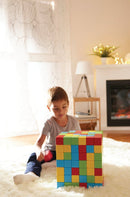 Magicube Full Color - 100% Genbrugsplast - 64 dele - Fra 1 år. - Billede 1