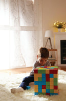 Magicube Full Color - 100% Genbrugsplast - 64 dele - Fra 1 år. - Billede 1