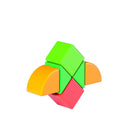 Magicube - 3 Shapes - 100% Genbrugsplast - 6 dele - Fra 1 år. - Billede 1