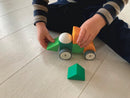 Magicube 3 Shapes Animals - 100% Genbrugsplast - 9 dele - Fra 1 år. - Billede 1