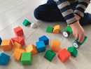Magicube 3 Shapes Animals - 100% Genbrugsplast - 9 dele - Fra 1 år. - Billede 1