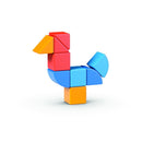 Magicube 3 Shapes Animals - 100% Genbrugsplast - 9 dele - Fra 1 år. - Billede 1