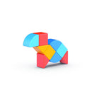 Magicube 3 Shapes Animals - 100% Genbrugsplast - 9 dele - Fra 1 år. - Billede 1