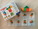Magicube 3 Shapes Animals - 100% Genbrugsplast - 9 dele - Fra 1 år. - Billede 1