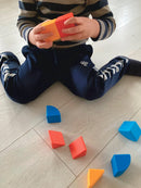 Magicube 4 Shapes Wheels - 100% Genbrugsplast - 13 dele - Fra 1 år. - Billede 1