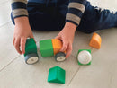 Magicube 4 Shapes Wheels - 100% Genbrugsplast - 13 dele - Fra 1 år. - Billede 1