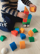 Magicube 4 Shapes Wheels - 100% Genbrugsplast - 13 dele - Fra 1 år. - Billede 1