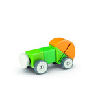 Magicube 4 Shapes Wheels - 100% Genbrugsplast - 13 dele - Fra 1 år. - Billede 1