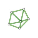 Geomag - Glow / Selvlysende genbrugsplast - 25 dele - Fra 3 år. - Billede 1