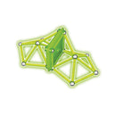 Geomag - Glow magneter - 40 dele - Fra 3 år. - Billede 1