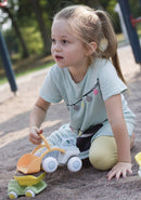 Vikingtoys ECOline 21 cm traktor med grab - BIOplast - fra 12 mdr - Billede 1