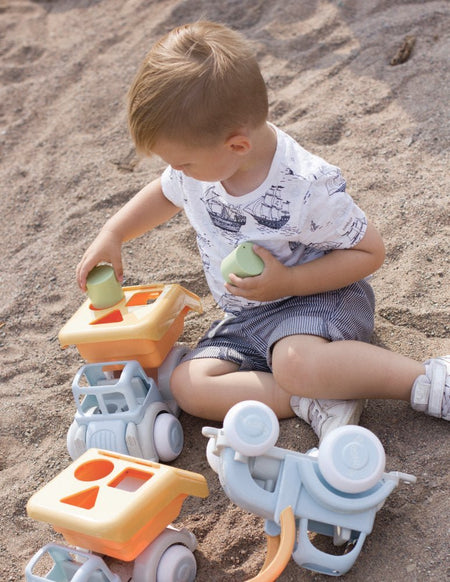 Vikingtoys ECOline 28 cm lastbil med puttekasse - BIOplast - fra 12 mdr - Billede 1