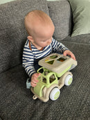 Vikingtoys ECOline 28 cm renovationsbil med puttekasse - BIOplast - fra 12 mdr