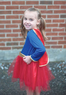 Udklædning - Superhero Pige - Str. 5-6 år. - Billede 1