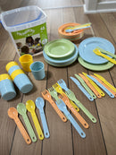 Vikingtoys ECOline spisesæt - 48 dele - BIOplast - fra 12 mdr
