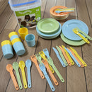 Vikingtoys ECOline spisesæt - 48 dele - BIOplast - fra 12 mdr