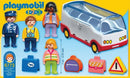 Playmobil 1.2.3 - Bus inklusiv 4 figurer - 6773. - Billede 1