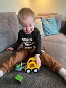 Playmobil 1.2.3 - Gravemaskine inklusiv 1 figur - 6775.