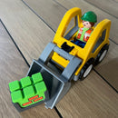 Playmobil 1.2.3 - Gravemaskine inklusiv 1 figur - 6775.