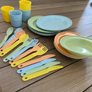 Vikingtoys ECOline spisesæt - 24 dele - BIOplast - fra 12 mdr