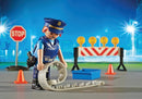 Playmobil City Action - Politivejspærring m 2 figurer - 6924 - Billede 1