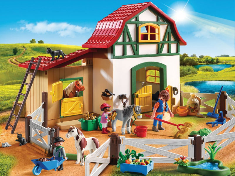 Playmobil Country - Ponyfarm med 3 figurer - 6927. - Billede 1
