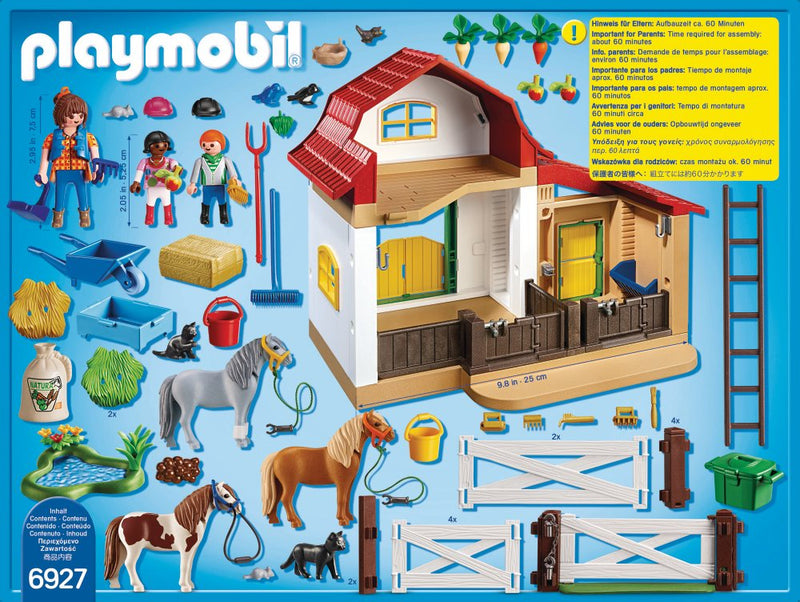 Playmobil Country - Ponyfarm med 3 figurer - 6927. - Billede 1