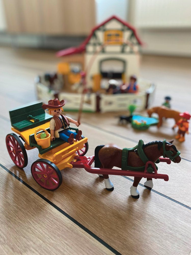 Playmobil Country - Hestetrukket Vogn - Fra 5 år. - Billede 1