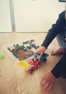 Playmobil 1.2.3 - Traktor m Trailer - fra 18 mdr. - Billede 1