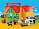 Playmobil 1.2.3 - Bondegård - fra 18 mdr. - Billede 1