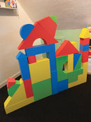 EduShape Store Skumbyggeklodser - 32 stk - Fra 0 år. - Billede 1