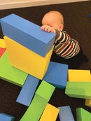 EduShape Store Skumbyggeklodser - 32 stk - Fra 0 år. - Billede 1