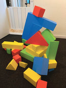 EduShape Store Skumbyggeklodser - 32 stk - Fra 0 år. - Billede 1